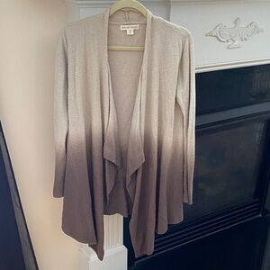 Barefoot Dreams Ombre Textured Knit cardigan